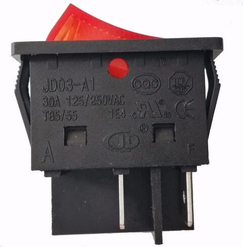 التبديل 2 قطعة JD03-A1 4 دبابيس 30A 125 فولت/250 فولت كبير الحالي مفاتيح الطاقة Rocer مفتاح بـزر دفع لآلة لحام للعاكس TUV CE in Kuwait
