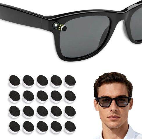 20 قطعة من ملصقات غطاء إضاءة LED متوافقة مع نظارات Rayban Meta الذكية الجيل 1/2 Wayfarer/Skyler/Headliner/Oakley HSTN، ومؤشر التعتيم ونقاط الكاميرا وتسجيل الفيديو بدون بقايا in Kuwait