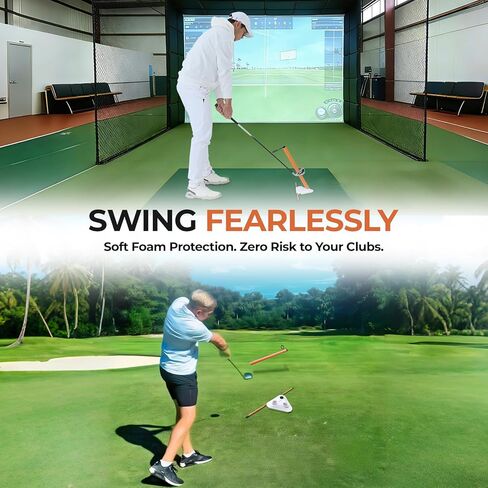 Visual Lock Golf Training Aid – Instant Head Stability & Swing Plane Trainer – Master Swing Path, Fix Swaying, and Correct Slices for Driver & Irons in Kuwait
