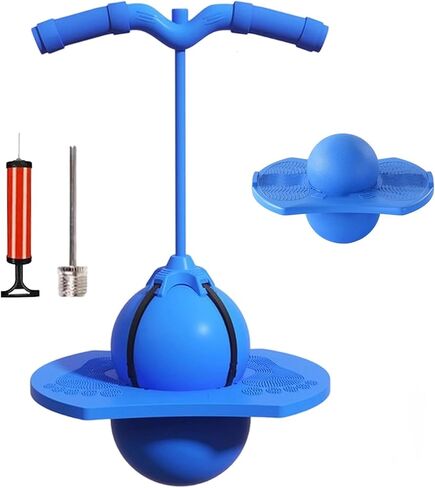 2026 new alance Ball，Jumper with Handle and Ball Pump，erfect for Balance, Coordination, And Fitness，Pogo Bouncing Ball Safe and Fun pogo ball for Adults，Indoor & Outdoor Fun in Kuwait
