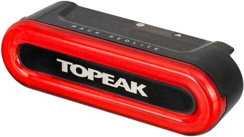 Topeak Rack RedLite 60 - ضوء دراجة خلفي مثبت على حامل مع مستشعر فرامل، تشغيل/إيقاف تلقائي، COB LED، قابل لإعادة الشحن عبر USB-C، مقاوم للماء IPX6، 60 لومن، حامل مغناطيسي، متوافق مع سلسلة TetraRack (TMS120) in Kuwait