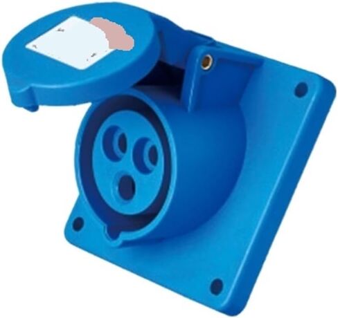16A Industrial Waterproof Plug 32A Concealed 4 Wires 5 Holes 220V 380V Aviation Socket Three-Phase Power Supply(4-core16Aconcealedinclinedseat) in Saudi Arabia
