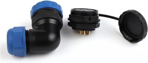 SP28 Connector 90 Degree Elbow Rear nut 2-26 pin Male and Female Plug Socket Welding(SPW28-7L) in Saudi Arabia