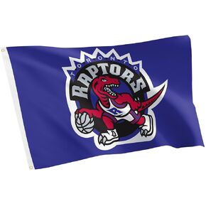 Desert Cactus Toronto Raptors Flag NBA 100% Polyester Indoor Outdoor 3x5 feet National Basketball Association Team Flags (Vintage Flag) in Kuwait