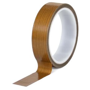شريط قماش زجاجي من STKPACK (1 بوصة × 33 قدم × 0.18 مم)، شريط لاصق مقاوم للحرارة PTFE عالي الحرارة، سطح غير لاصق لآلة سد الفراغ، الضغط الحراري، التعبئة والتغليف، الاستخدام الكهربائي in Kuwait