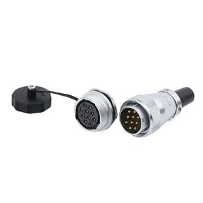 WS28 TQ + ZM محول 2Pin-26 Pin الصناعية مقاوم للماء موصل الطاقة الكهربائية ذكر أنثى المقبس IP65 (مجموعة 35Pin) in Kuwait