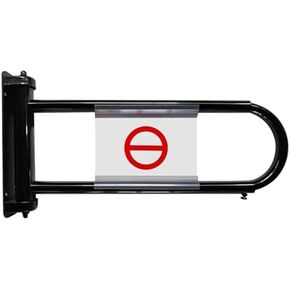 Safety Gate - Spring-Loaded Automatic Closing Swing Gate for Warehouses & Malls - Heavy-Duty Metal Security Barrier for Enhanced Entrance Protection in Kuwait