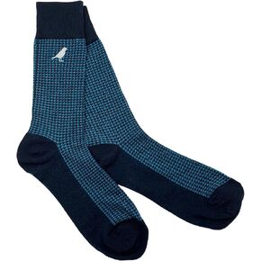 Men’s Cotton Crew Dress Socks – Ultra-Soft & Breathable – Houndstooth Pattern in Saudi Arabia