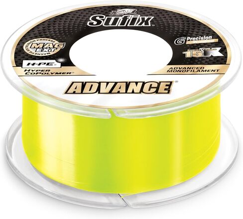 Sufix Advance Monofilament 17 lb Neon Lime - 330 Yds in Kuwait
