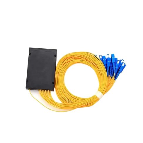 Fiber FTTH FBT Optical Coupler 1:8,1:16, SC Single Mode simplex 1M PLC Optical Splitter(1X8 UPC) in Kuwait
