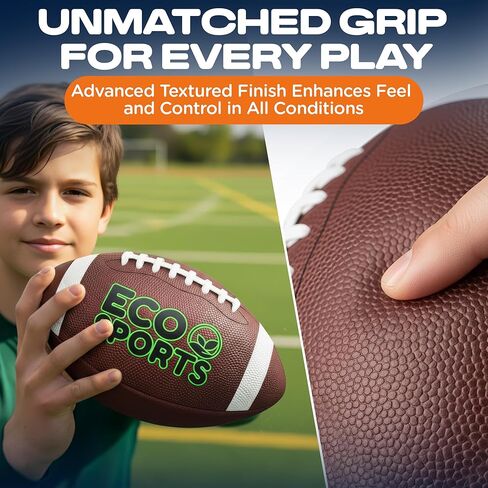 كرة القدم Eco Sports Pee Wee، مقاس 5، مادة TPU خالية من الجلد، خالية من مادة BPA وغير سامة، أفضل للأطفال والمدارس كرات القدم المبتذلة والمقبضة in Kuwait