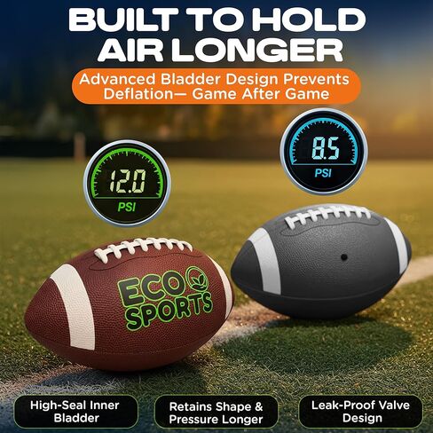 كرة القدم Eco Sports Pee Wee، مقاس 5، مادة TPU خالية من الجلد، خالية من مادة BPA وغير سامة، أفضل للأطفال والمدارس كرات القدم المبتذلة والمقبضة in Kuwait