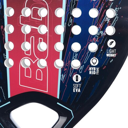 Babolat Contact Easy-to-Play Padel Racket, Blue/Navy/Red in Kuwait