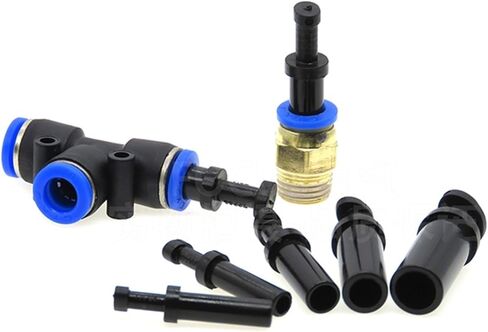 5PCS /Lot Pneumatic Blanking Pipe End Cup Plugs Air Hose Tube Push Fit Connector PlasticPp 4/6/8/10/12mm(8mm-5pcs) in Saudi Arabia