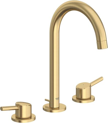 صنبور حمام واسع النطاق من Grohe 20217243A Concetto مقاس 8 بوصات، مقاس L، 1.2 جرام في الدقيقة، أسود مطفي in Kuwait