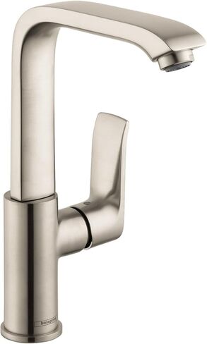 Hansgrohe Metris ترقية حديثة سهلة التركيب 1 صنبور حوض الحمام بفتحة واحدة من النيكل المصقول، 31087821 in Kuwait
