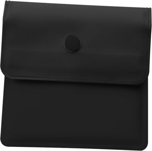 1Pc Portable Pocket Ashtray Pouch, PVC Fireproof Reusable Environment Friendly Ashtray Pouch for Outdoor or Travel Use, Outdoor Butt Disposal Bag (Black) in Kuwait