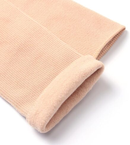 5 Pairs Women's Winter Snow Socks Cotton Fleece Crew Socks Thicken Cozy Calf-Socks Black in Kuwait