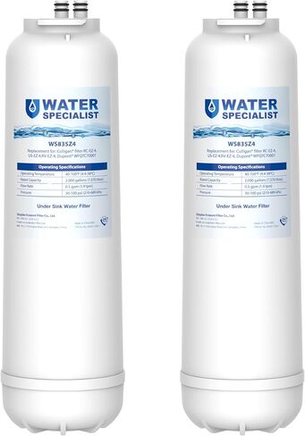 فلتر مياه Waterspecialist RC EZ 4، بديل لمرشح Culligan® RC-EZ-4، US-EZ-4، DuPont® WFQTC30001، WFQTC70001، فلتر 3000QT، 2000 جالون in Kuwait