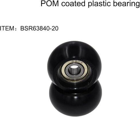 1 Pcs Arc Plastic Bearing BSR63840-20 Mechanical Guide Plastic Wheel Nylon Wheel in Saudi Arabia