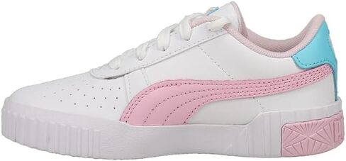 حذاء رياضي كاجوال برباط مثقوب من PUMA Kids Girls Cali Spring Sketchbook - وردي، أبيض in Saudi Arabia