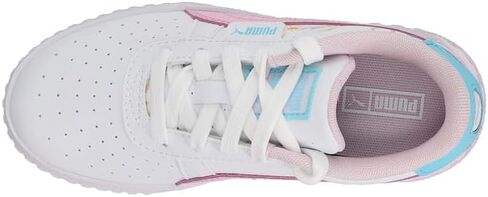 حذاء رياضي كاجوال برباط مثقوب من PUMA Kids Girls Cali Spring Sketchbook - وردي، أبيض in Saudi Arabia