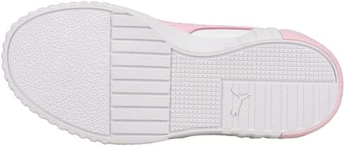 حذاء رياضي كاجوال برباط مثقوب من PUMA Kids Girls Cali Spring Sketchbook - وردي، أبيض in Saudi Arabia