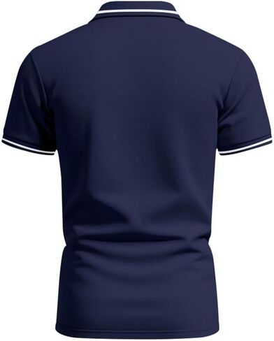 Shirts for Men Short Sleeve Casual Loose Button Down Golf Shirts Summer Fashion Workout Tee Tops Trendy Clothes in Saudi Arabia