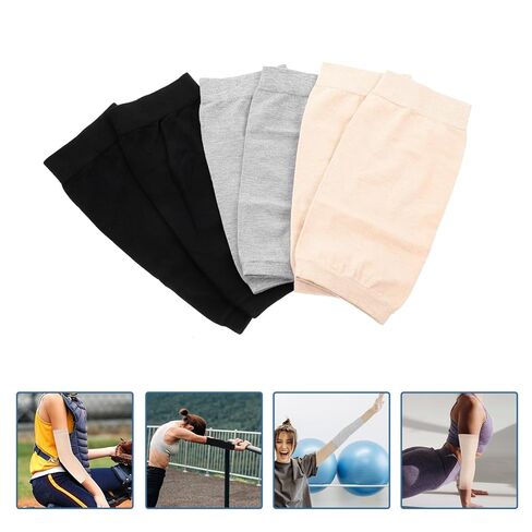 LALAFINA 3 أزواج من الأكمام الضاغطة للكوع تغطي الندبات وأكمام الكوع Incrediwear أغطية واقية مريحة للتنفس للرجال والنساء، 8.85 × 4.13 بوصة in Kuwait