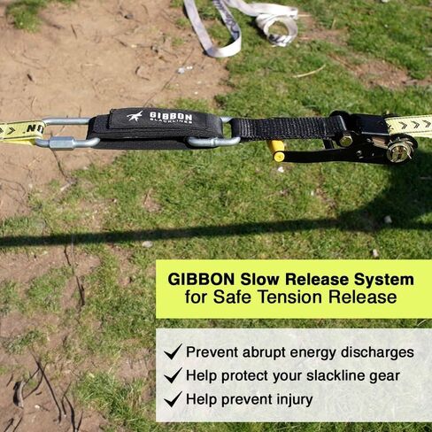 Gibbon Slacklines Slow Release Trickline Equipment, Perfect Solution for Smooth and Material-Friendly detensioning of The Slackline in Saudi Arabia