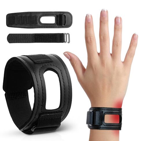 دعامة المعصم لتمزقات TFCC - دعامة المعصم Ulnar لالتهاب الأوتار ECU وانحباس العصب الزندي والألم في الجانب الزندي | مثبت دعم المعصم لاستعادة تمزق TFCC - حجم عالمي لليد اليسرى أو اليمنى in Kuwait