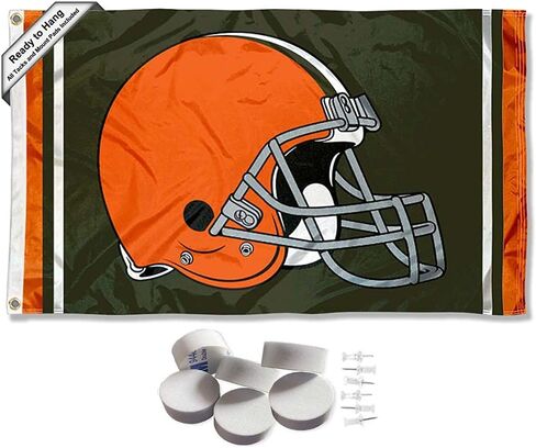 Cleveland Browns Banner and Tapestry Wall Tack Pads in Kuwait
