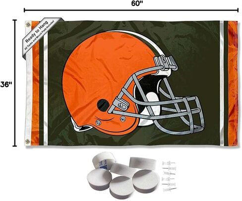 Cleveland Browns Banner and Tapestry Wall Tack Pads in Kuwait