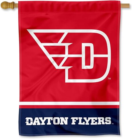 راية علم المنزل بشعار Dayton Flyers Wordmark in Kuwait