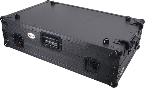 حافظة طيران ProX XS-RANESYSONEWLTBLLED لجهاز تحكم DJ واحد لنظام RANE، رف كمبيوتر محمول منزلق، مساحة حامل 1U، عجلات، ضوء رف LED، حافظة طريق ATA-300، قرص العسل الرقمي باللون الأسود in Kuwait