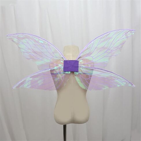 Fairy Wings for Adults, Butterfly Wings for Womens, Halloween Dress Up Fairy Costumes Women Sparkling Angel Wings in Kuwait