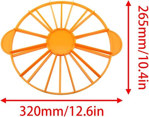 DJF 10/12 Pieces Round Double-sided Cake Portion Marker Cake Knife Cheesecake Slicer For Uniform Slicing (1pcs) in Kuwait