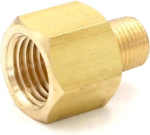 1/8 "BSPT ذكر x 1/4" NPT أنثى تركيب الأنابيب النحاسية موصل لقياس الضغط الهواء الغاز الوقود وصلات المواسير المياه in Kuwait