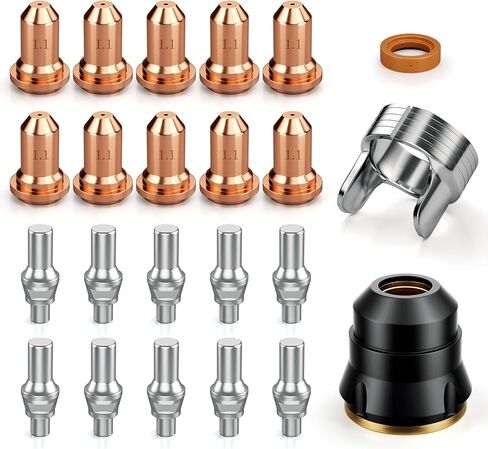 ARCCAPTAIN 23Pcs IPT60 Plasma Cutter Torch Consumables, .045" Plasma Cutter Accessories for ARCCAPTAIN CUT55 NON-HF, CUT55 MP and CUT60 Non-HF, Work with 50-60A Current in Kuwait