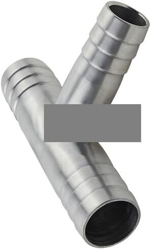Hose Reducer Tee 3 Ways Splitter 12-6-12mm 304 Stainless Steel Hosetail Connector Coupler Fitting IHNIEAEW in Kuwait