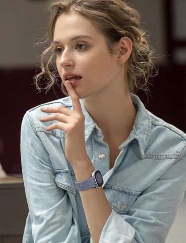 سوار منقوش من Boho متوافق مع Fitbit Versa 3/Versa 4/Sense 2/Sense للنساء والرجال، حزام رياضي أنيق من السيليكون بتصميم أنيق وجذاب in Kuwait