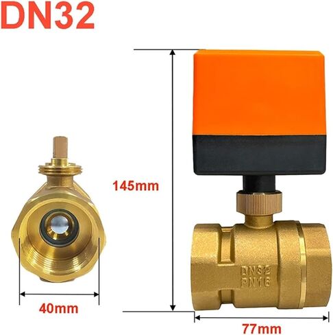1-1/4'' Two Way Motorized Ball Valve 220V 12V 24V Brass Electric Ball Valve(DC24-CR02) in Saudi Arabia
