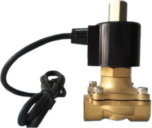 1/2" IP68 Waterproof Normally Open Brass Fountain Solenoid Valve 110V 24V 12V 24v Solenoid Valve for Underwater(VITON-SEAL-110VAC) in Kuwait