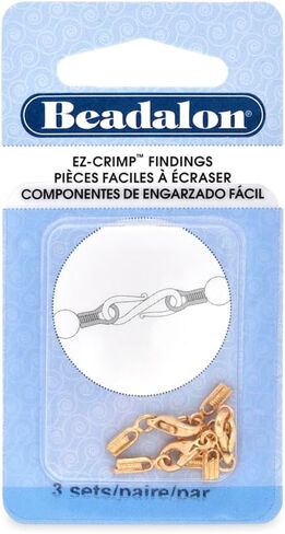 الأسلاك الفنية Beadalon EZ-Crimp Lobster Nickel Free Flated ، 3 مجموعات in Kuwait