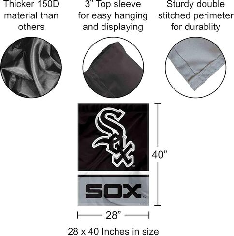 Chicago White Sox Double Sided House Flag in Kuwait