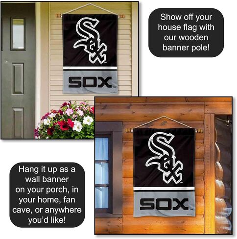 Chicago White Sox Double Sided House Flag in Kuwait