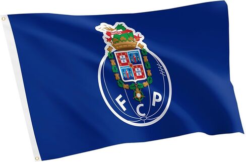 لافتة كرة القدم Desert Cactus FC Porto Flag Futebol Clube do Porto لكرة القدم 100% بوليستر للاستخدام الداخلي والخارجي مقاس 3 × 5 أقدام (علم E) in Kuwait