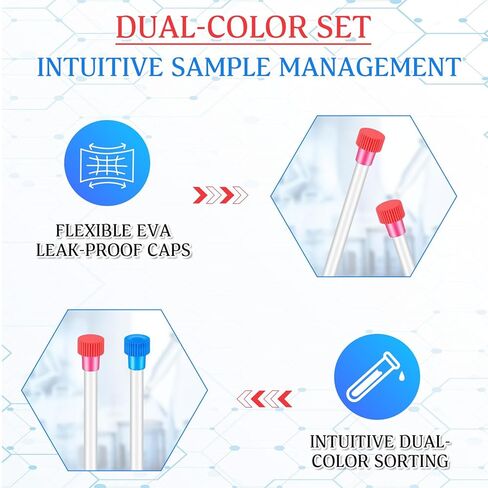 Nuanchu 10 قطع أنابيب Nmr مع أغطية، سلسلة قياسية من الدرجة الاقتصادية 5 مم أنبوب عينة Nmr بطول 7 بوصات، للاختبار والتجارب المعملية والأبحاث الجامعية والتعليم المعملي واختبار الجودة in Kuwait