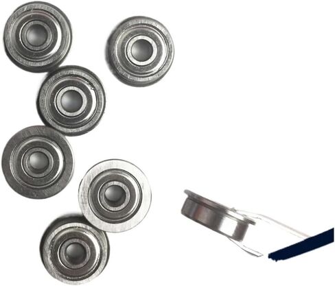 10 قطعة MF105ZZ شفة تحمل 5x10x4mm ABEC-1 مايكرو شفة MF105 Z ZZ كروي in Kuwait
