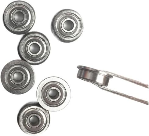 10 قطعة MF105ZZ شفة تحمل 5x10x4mm ABEC-1 مايكرو شفة MF105 Z ZZ كروي in Kuwait